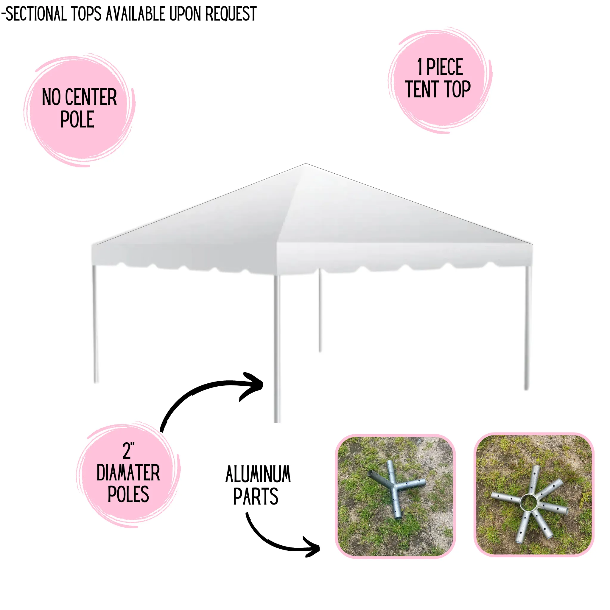 15x15 Classic Series Frame Tent