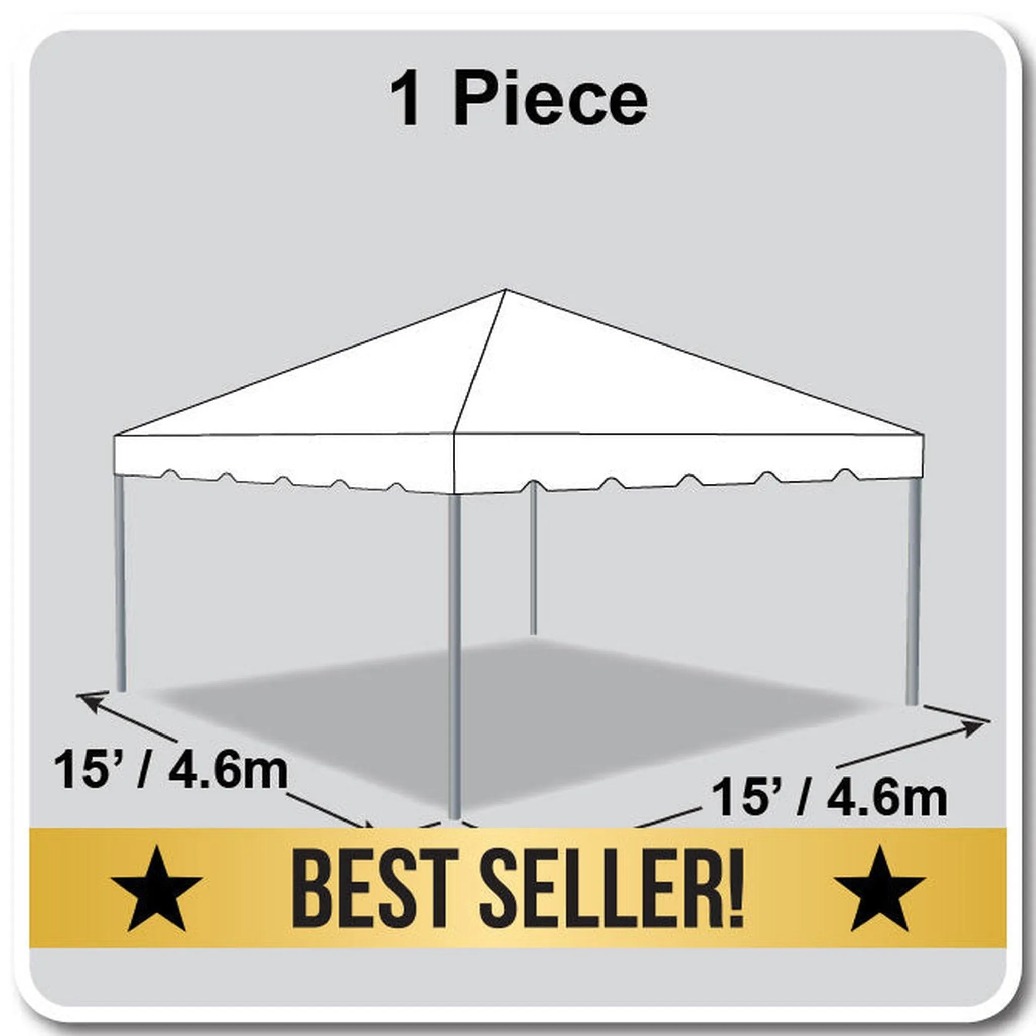 15x15 Classic Series Frame Tent