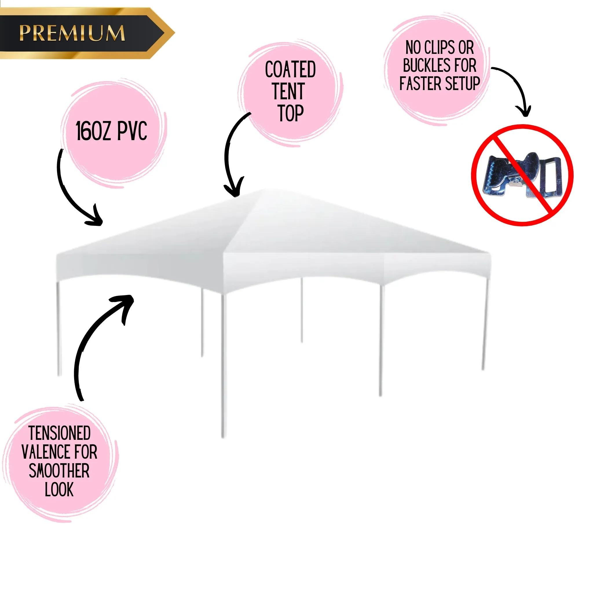 15x20 Master Series Frame Tent