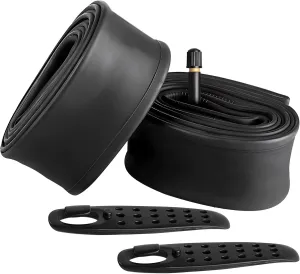 2 Pack of 20 Inch Bike Tube 20x2.125 20x2.20 20x2.25 20x2.30 20x2.35 20x2.40 Heavy Duty Bicycle Tube with 2 Tire Levers, 32mm Schrader Valve Premium Quality Butyl Inner Tube