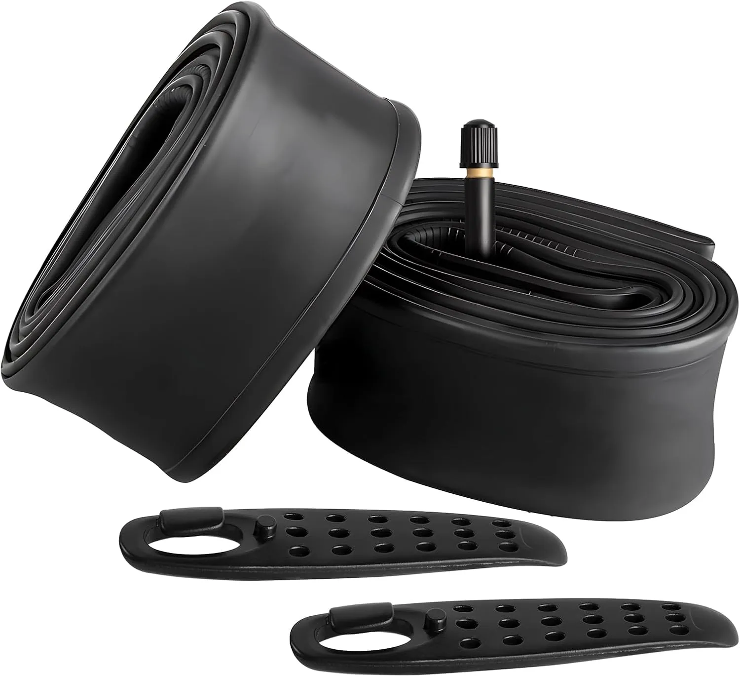 2 Pack of 20 Inch Bike Tube 20x2.125 20x2.20 20x2.25 20x2.30 20x2.35 20x2.40 Heavy Duty Bicycle Tube with 2 Tire Levers, 32mm Schrader Valve Premium Quality Butyl Inner Tube