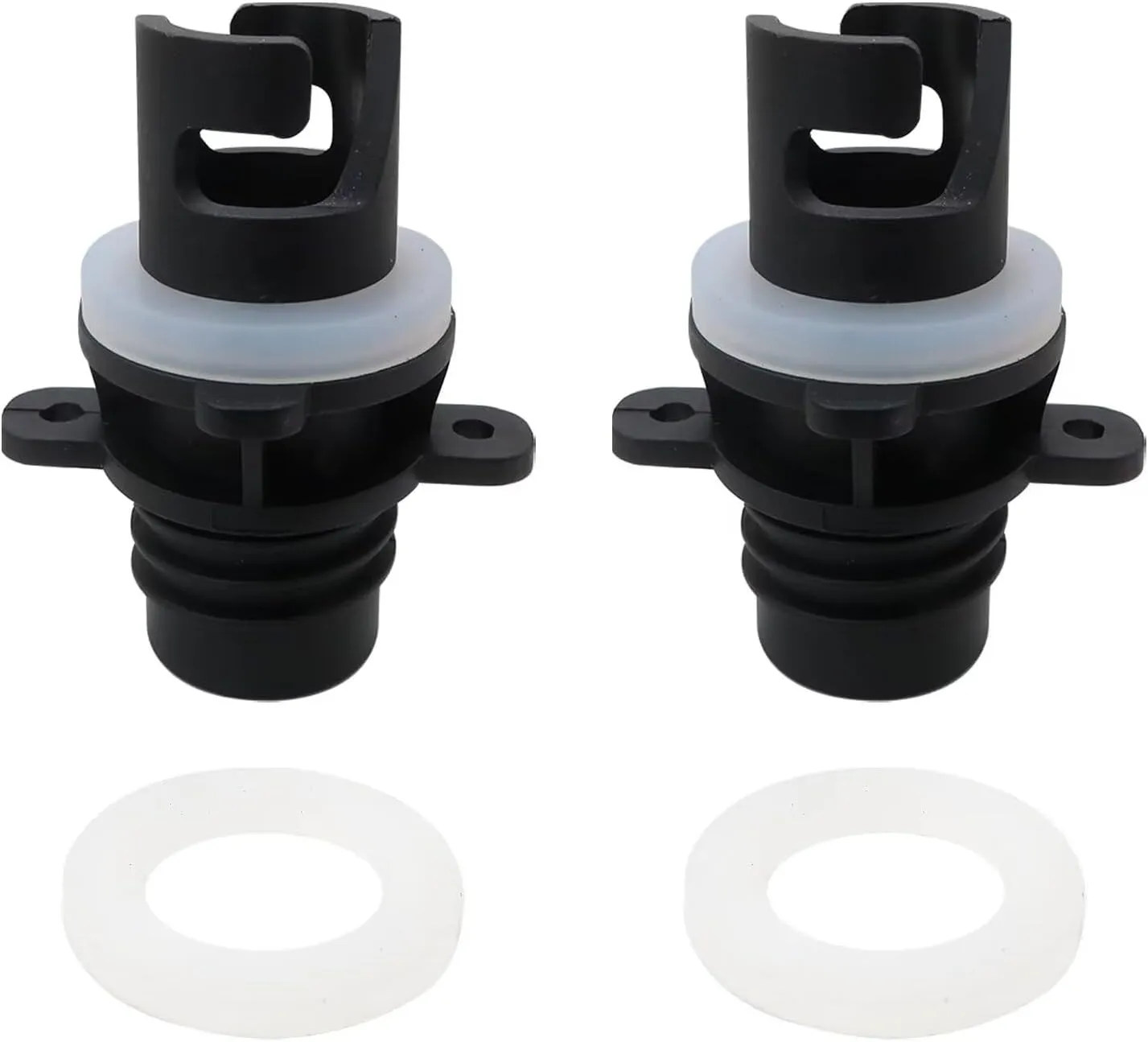 2025 New 2Pcs Electric Pump for Halkey-Roberts (HR) Valve Adapter for Electric Paddle Board Pump, Sup Pump Adaptor with 3 Gaskets