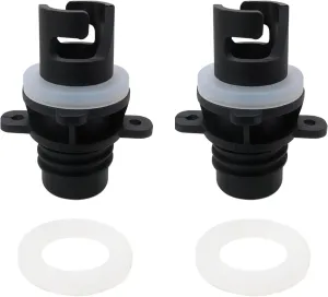 2025 New 2Pcs Electric Pump for Halkey-Roberts (HR) Valve Adapter for Electric Paddle Board Pump, Sup Pump Adaptor with 3 Gaskets