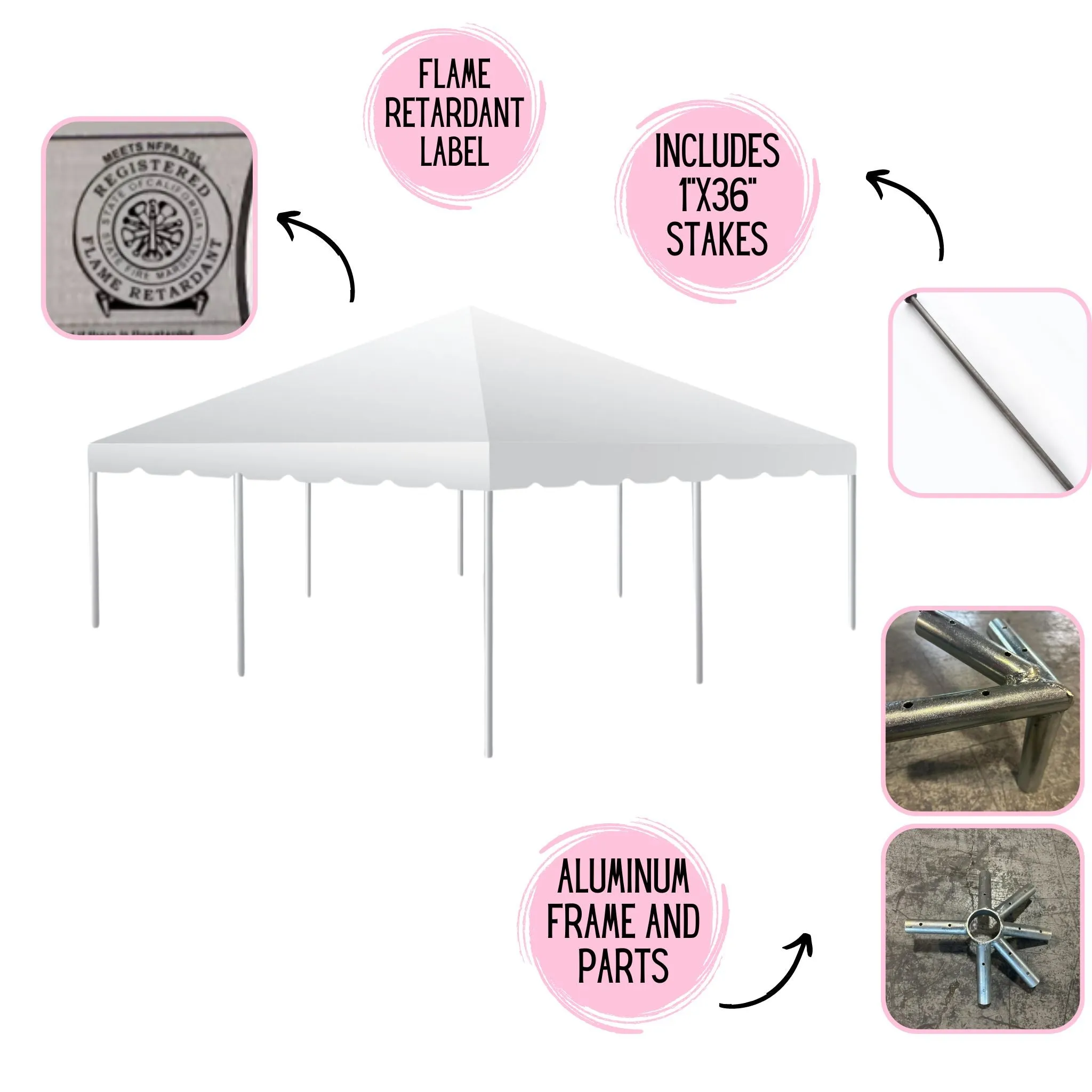 20x20 Classic Series Frame Tent