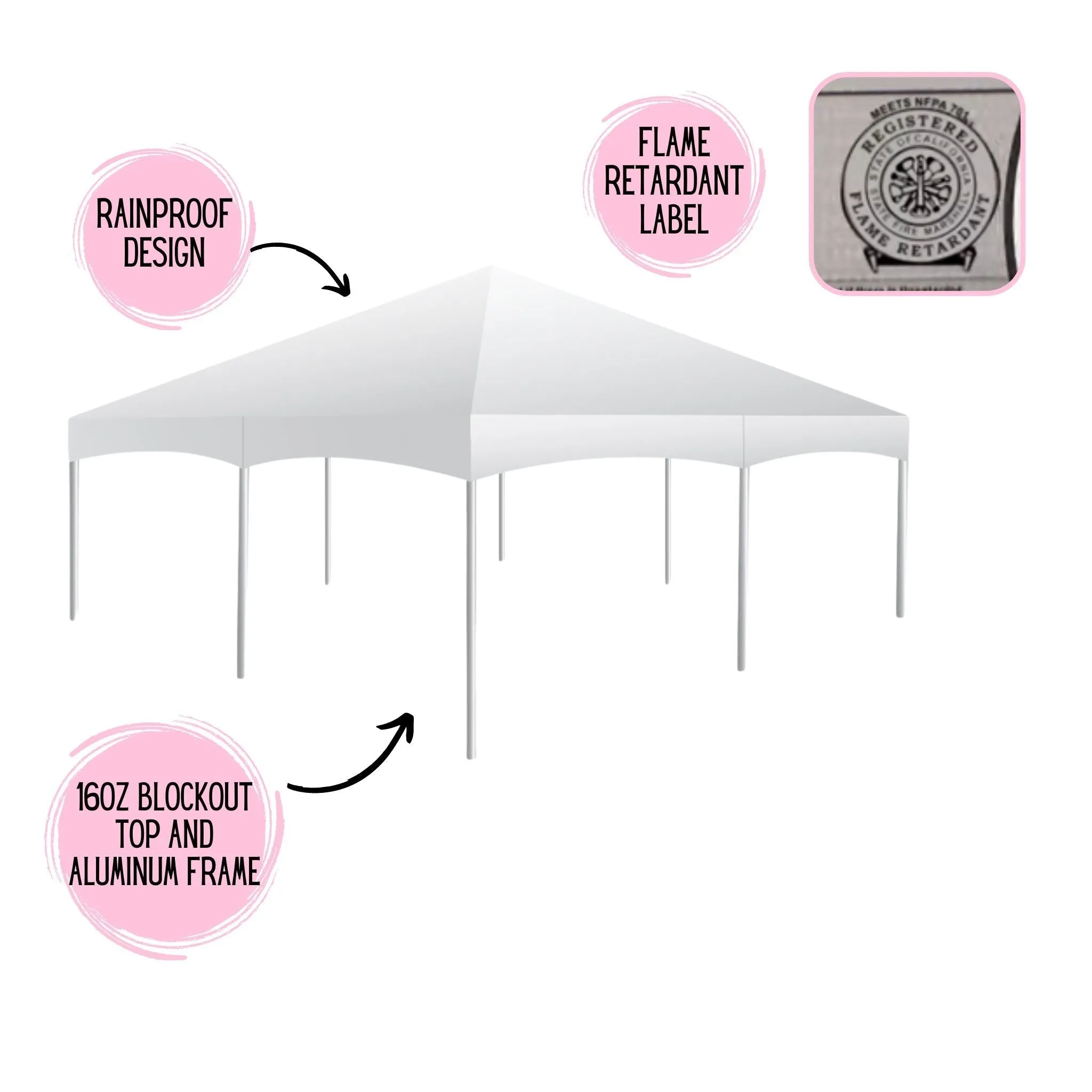 20x20 Master Series Frame Tent