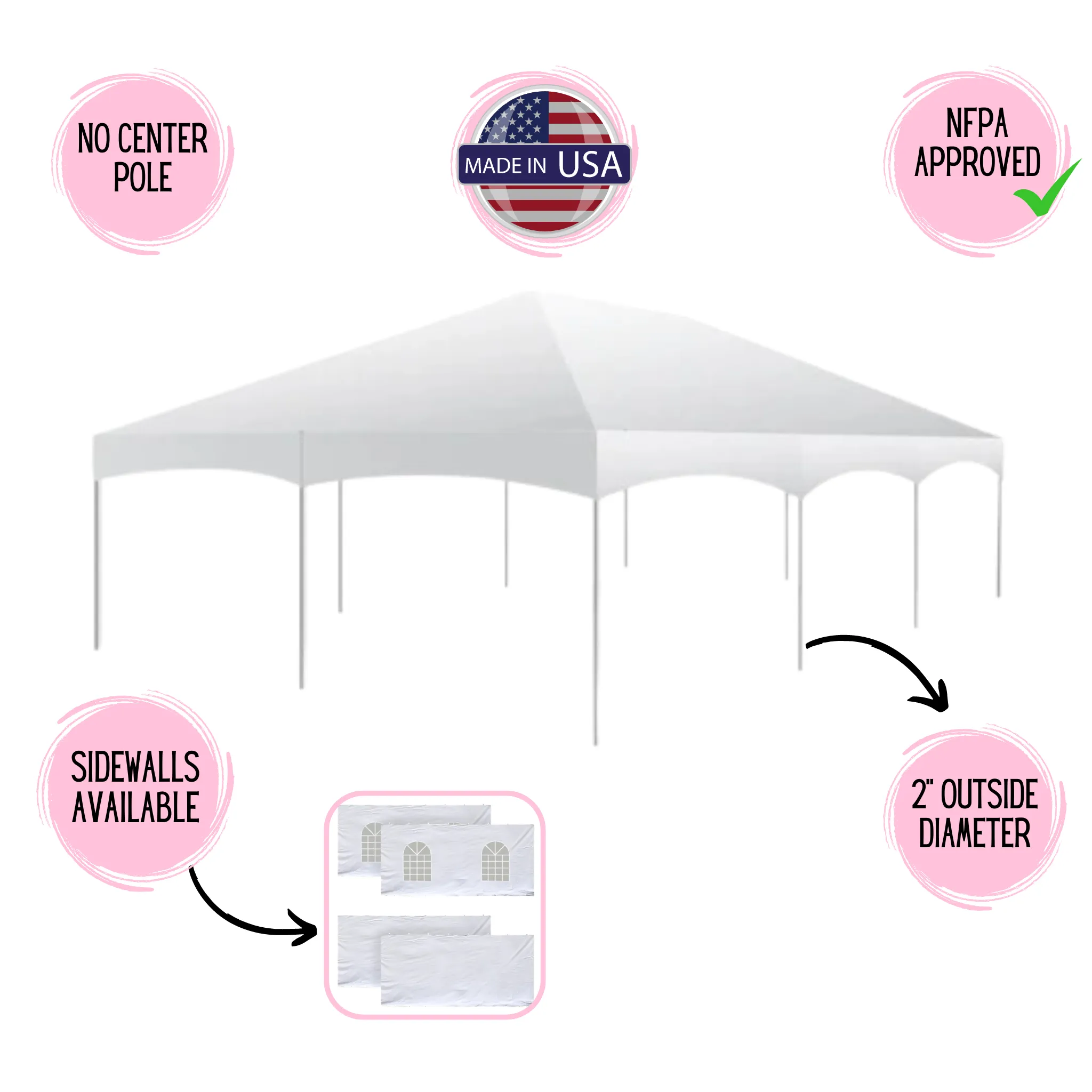 20x30 Master Series Frame Tent