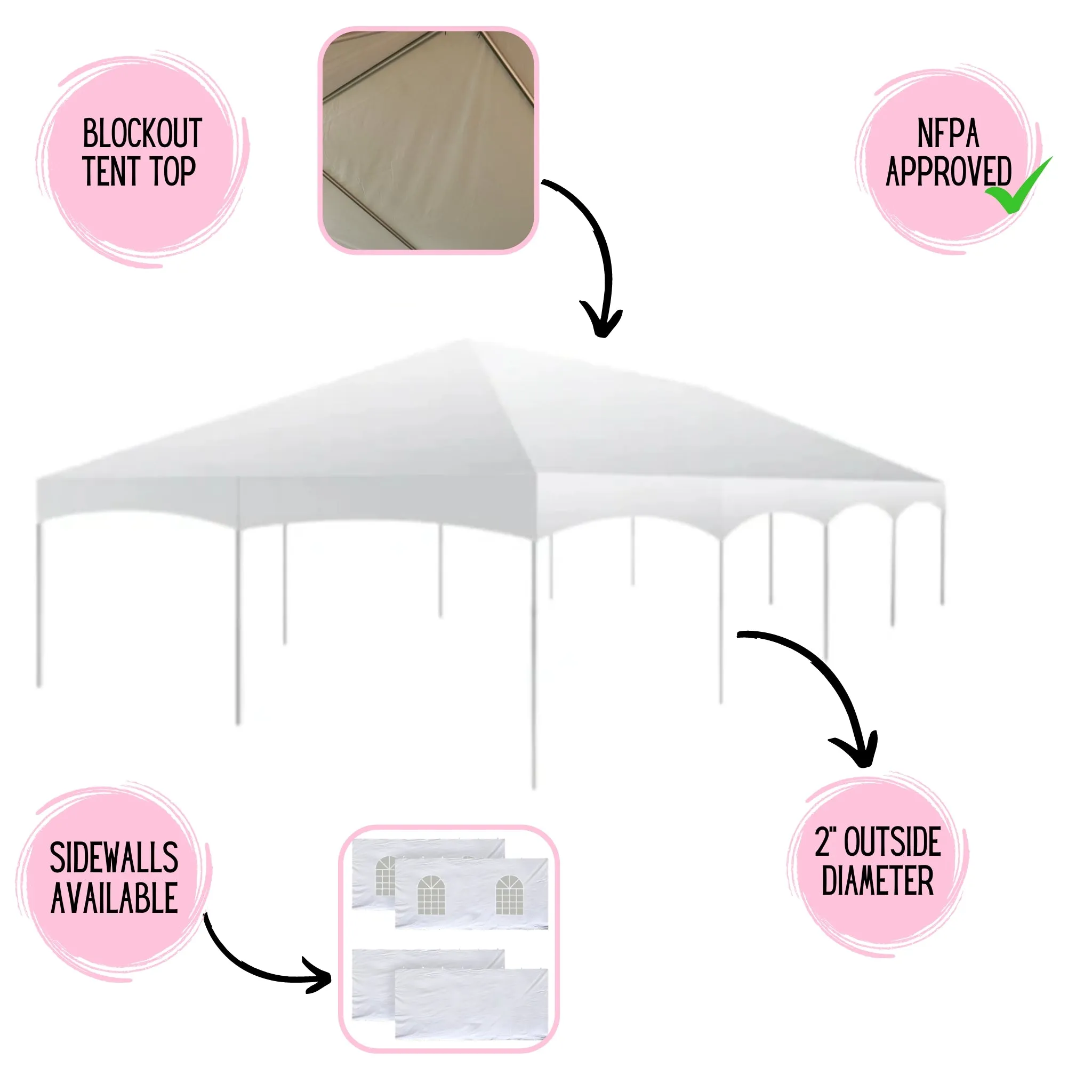 20x40 Master Series Frame Tent