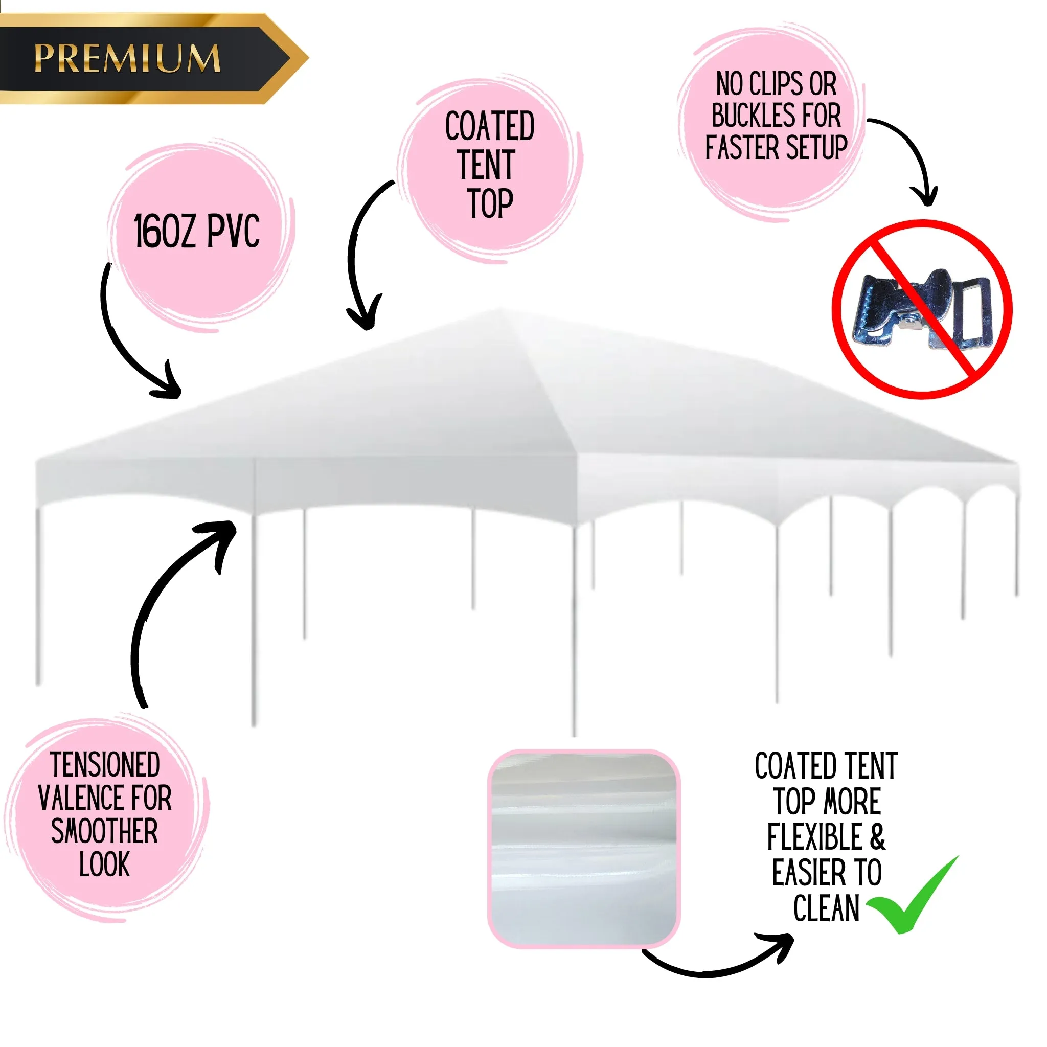 20x40 Master Series Frame Tent