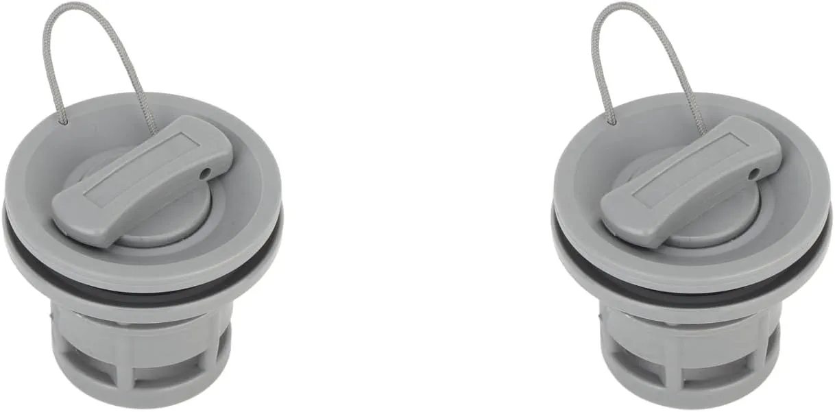 2PCS Inflatable Boat Air Valve, Inflatable Boat Replacement Caps, Boat Plug | Kayak Valve Replacement | Kayak Parts | Inflatable Boat Accessories for Inflatable Dinghy Canoe