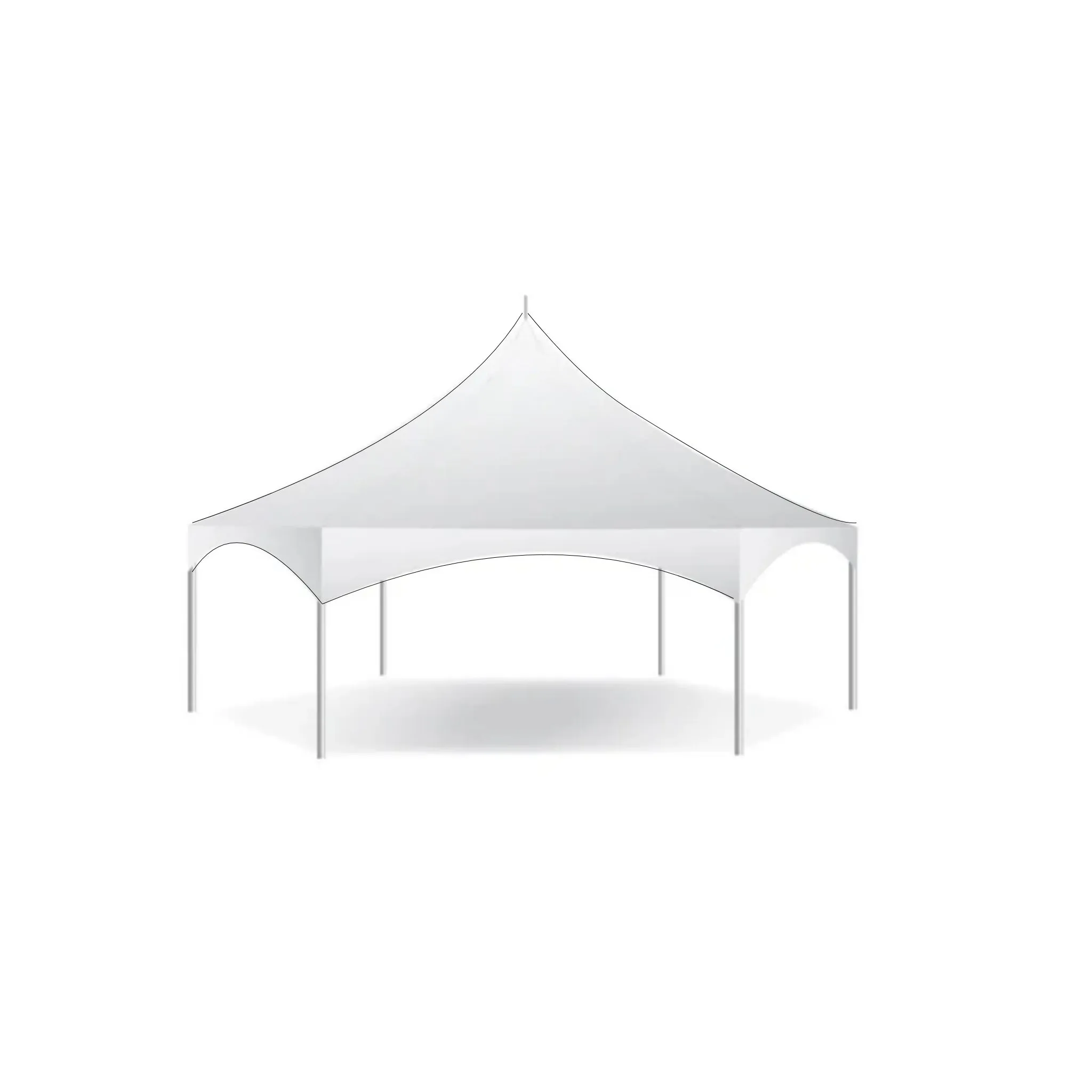 30x30 Hexagon Pinnacle Frame Tent