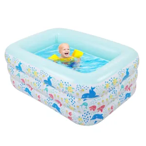 59" X 43.3" X 23.6" Inflatable Pool for Kids