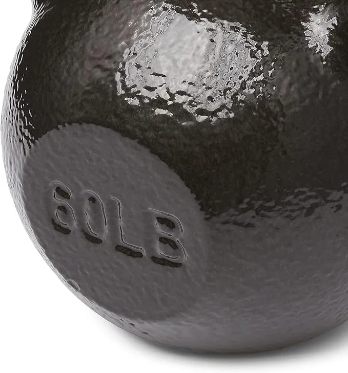 Amazon Basics 60 lb. Cast Iron Kettlebell
