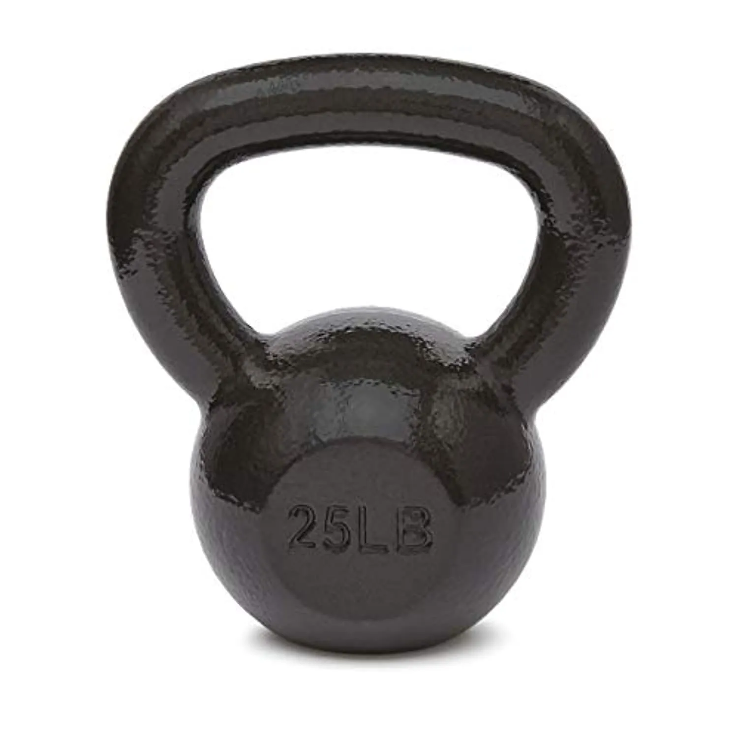 Amazon Basics Cast Iron Kettlebell - 25 Pounds, Black