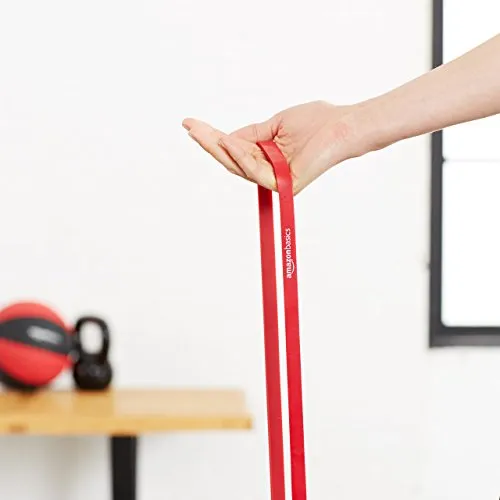 Amazon Basics Pull Up Resistance Bands, for Pull Ups and Bodyweight Training, Resistance Bands for Men and Women, 100% Natural Rubber
