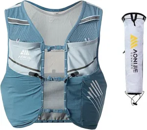 AONIJIE Hydration Vest Backpack 5L with External Trekking Poles Storage Bag Lightweight Hydration Pack for Trail Run Race Marathon
