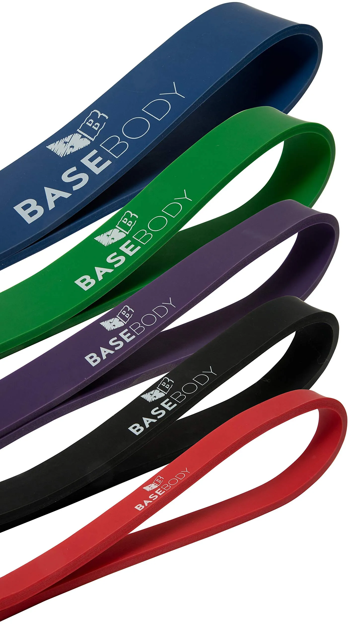 BaseBody - Pull Up Band - Pull Up Bands - Assisted Pull Up Bands - Assisted Pull Up Band - Pull Up Assistance (SOLD INDIVIDUALLY) Black