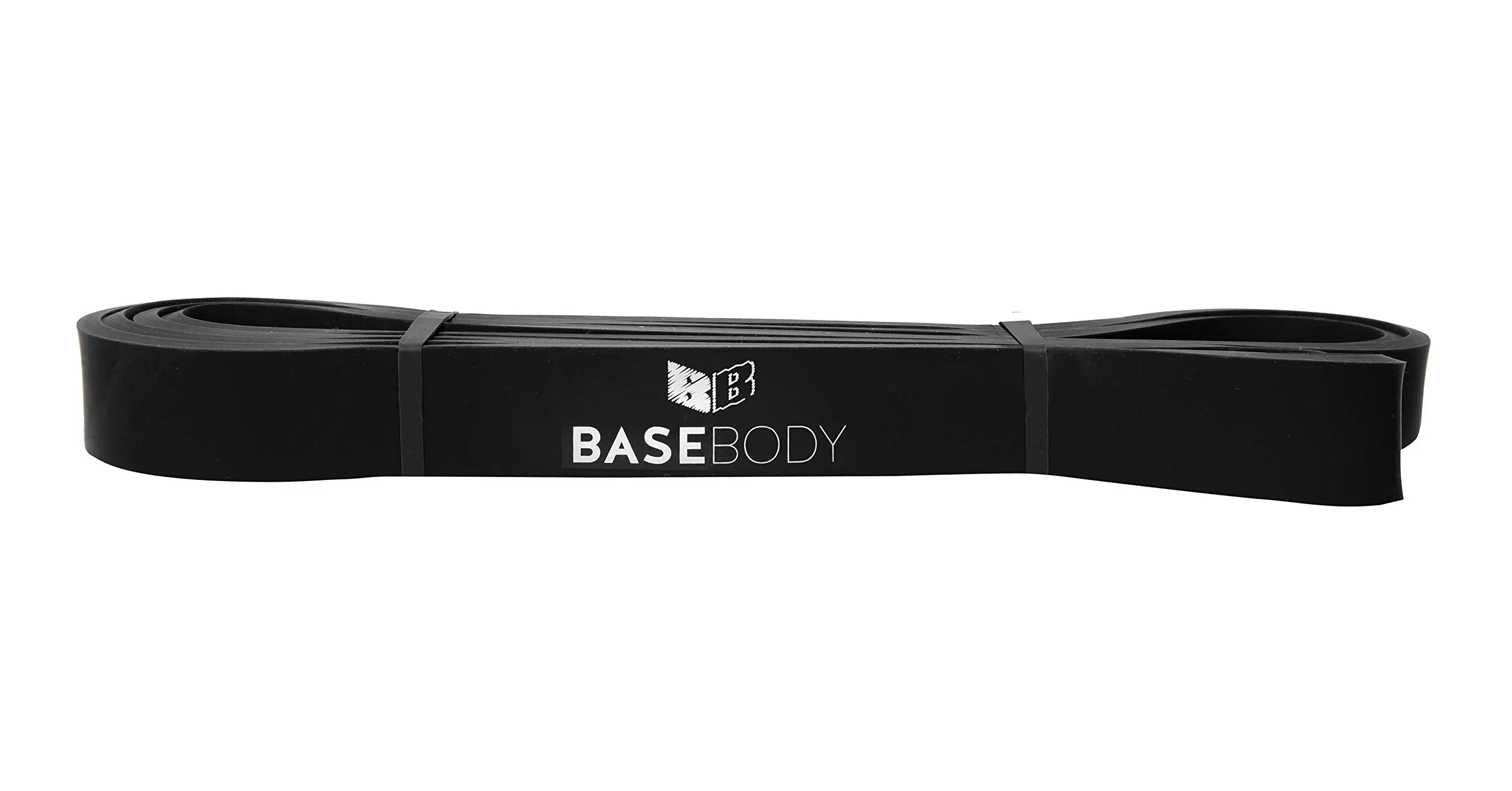 BaseBody - Pull Up Band - Pull Up Bands - Assisted Pull Up Bands - Assisted Pull Up Band - Pull Up Assistance (SOLD INDIVIDUALLY) Black