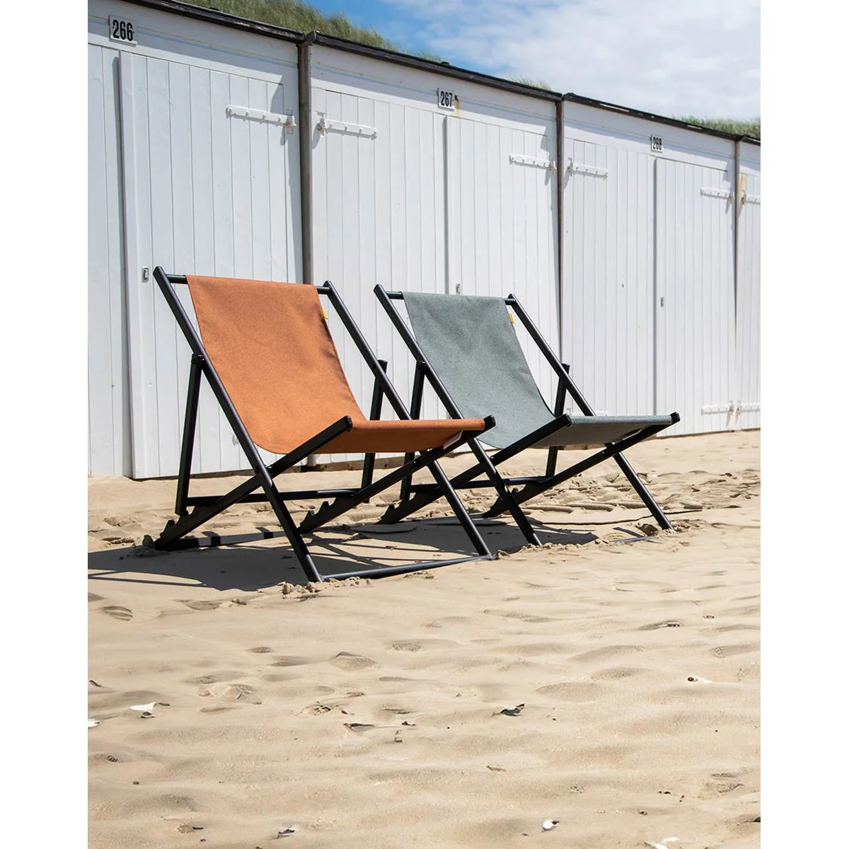Bo-Camp Industrial Collection Beach Chair Culview Green