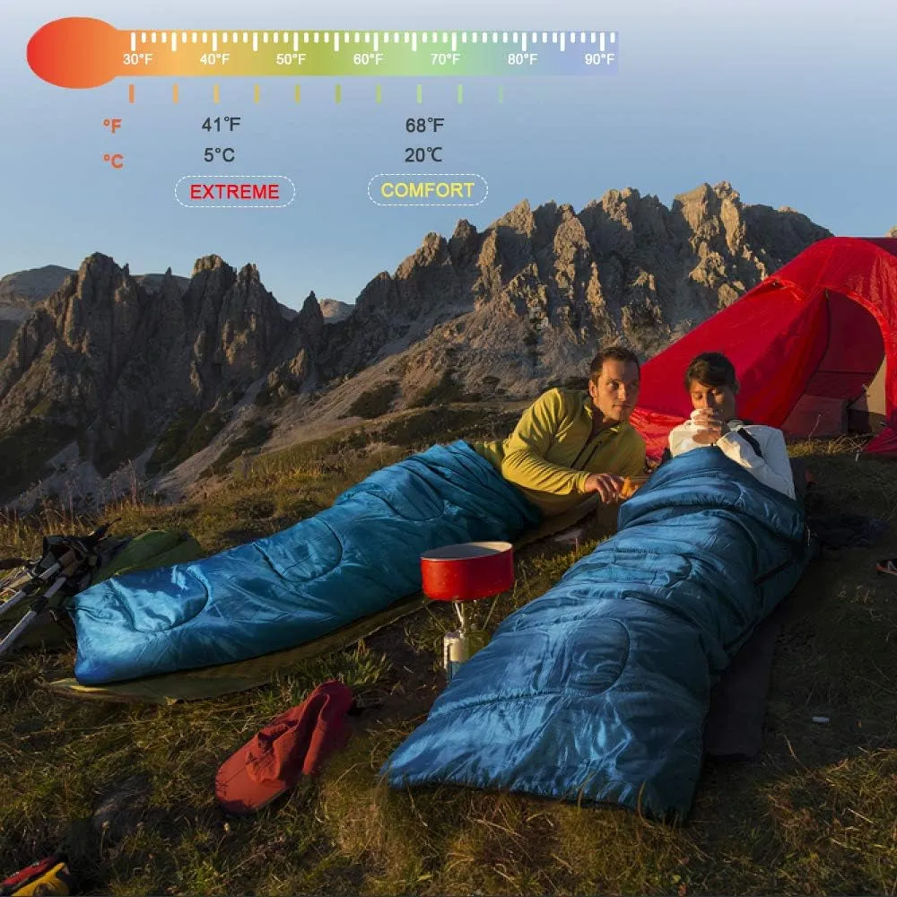 Camping Sleeping Bag, Two-Person Waterproof