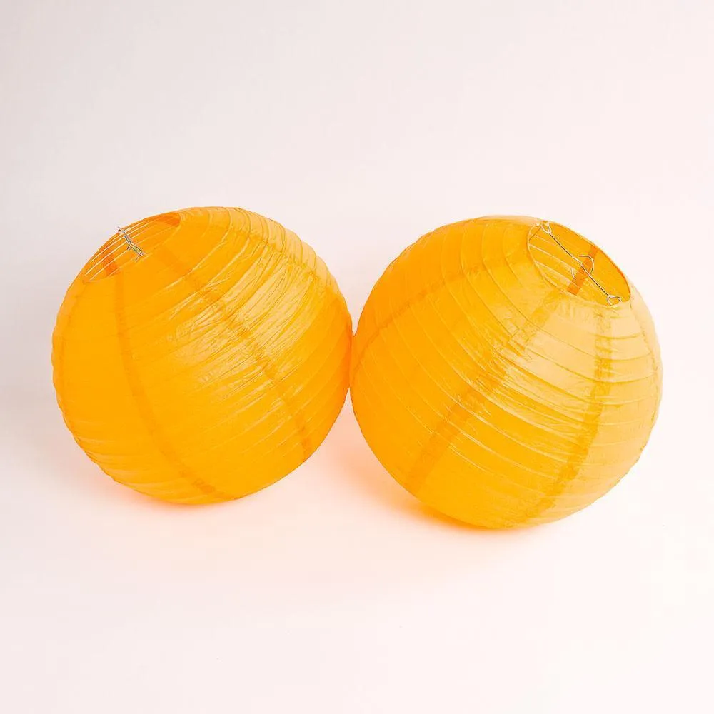 Cincinnati Pro Football Paper Lanterns 6pc Combo Tailgating Party Pack (Orange/Black) - by PaperLanternStore
