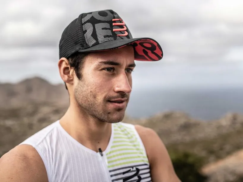 Compressport Unisex's Trucker Cap:Black - CU00008B_990