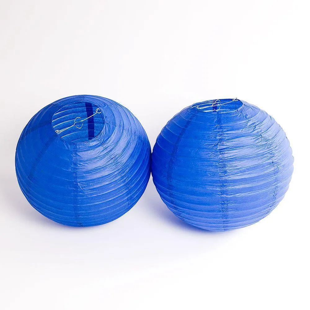 Dallas Pro Football Paper Lanterns 6pc Combo Tailgating Party Pack (Blue/White)