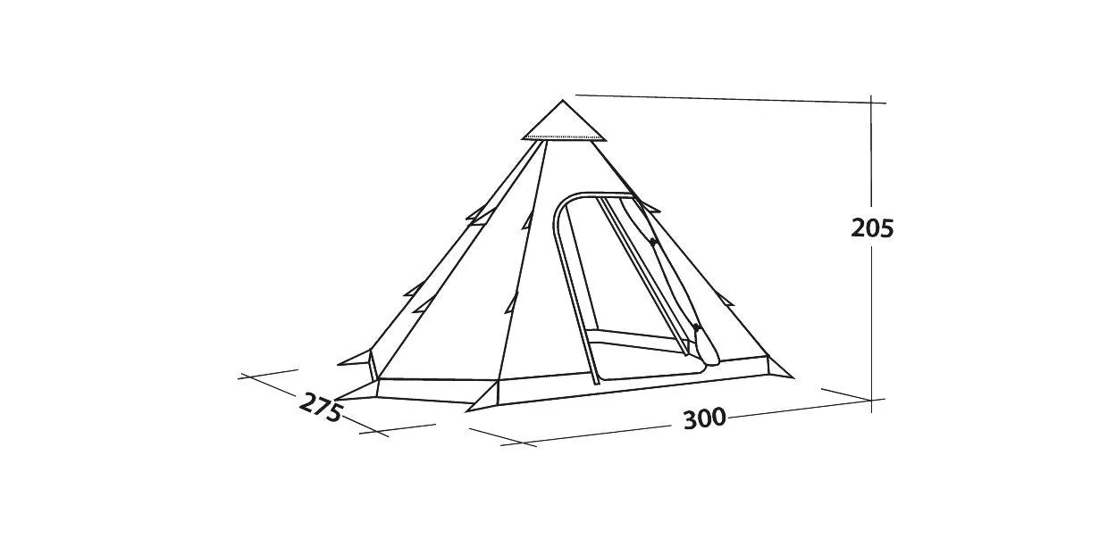 Easy Camp Bolide 400 Tipi Tent