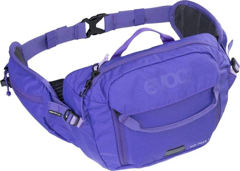 EVOC Hip Pack 3L Hydration Bag - Ventilated Hydration Hip Pack for Short Rides