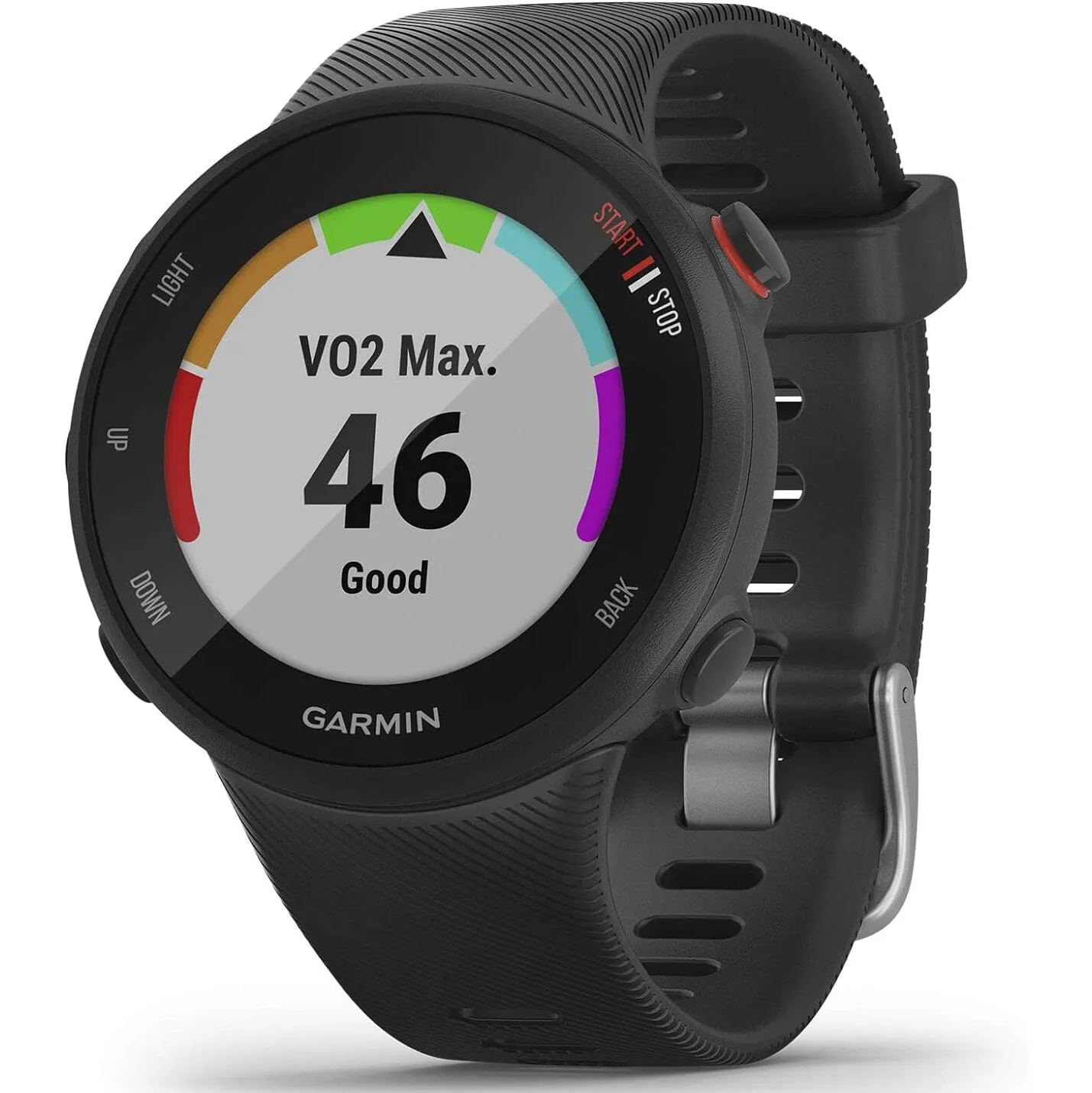 Garmin Forerunner 45S, 39mm Easy-to-use GPS Running Watch with Coach Free Training Plan Support  (Refurbished)