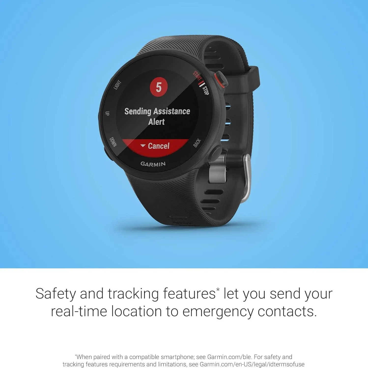 Garmin Forerunner 45S, 39mm Easy-to-use GPS Running Watch with Coach Free Training Plan Support  (Refurbished)