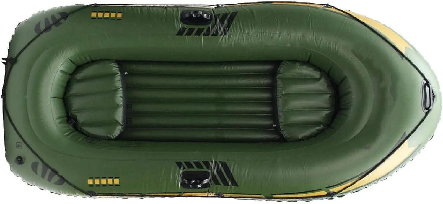 Inflatable Boat 2 Or 3 Persons Inflatable Boat Rubber Dinghy for Kayaking Canoeing Rafting Fishing Water Sports
