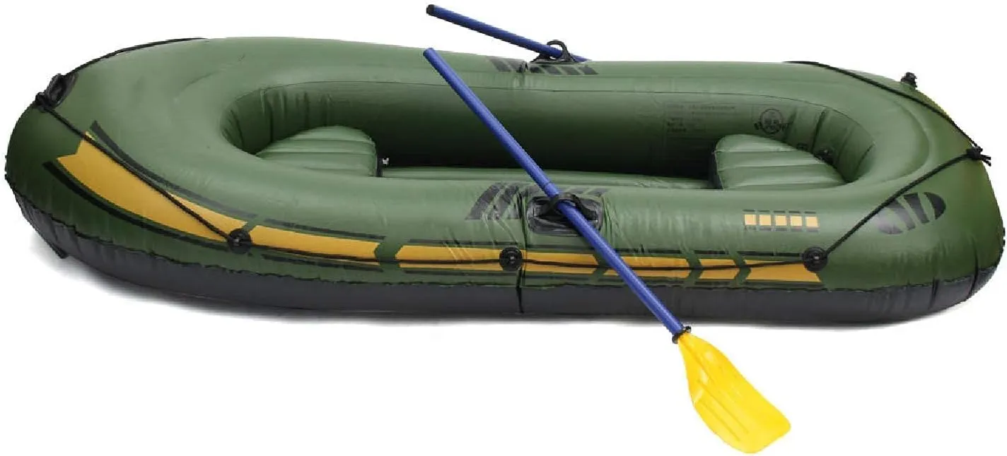 Inflatable Boat 2 Or 3 Persons Inflatable Boat Rubber Dinghy for Kayaking Canoeing Rafting Fishing Water Sports