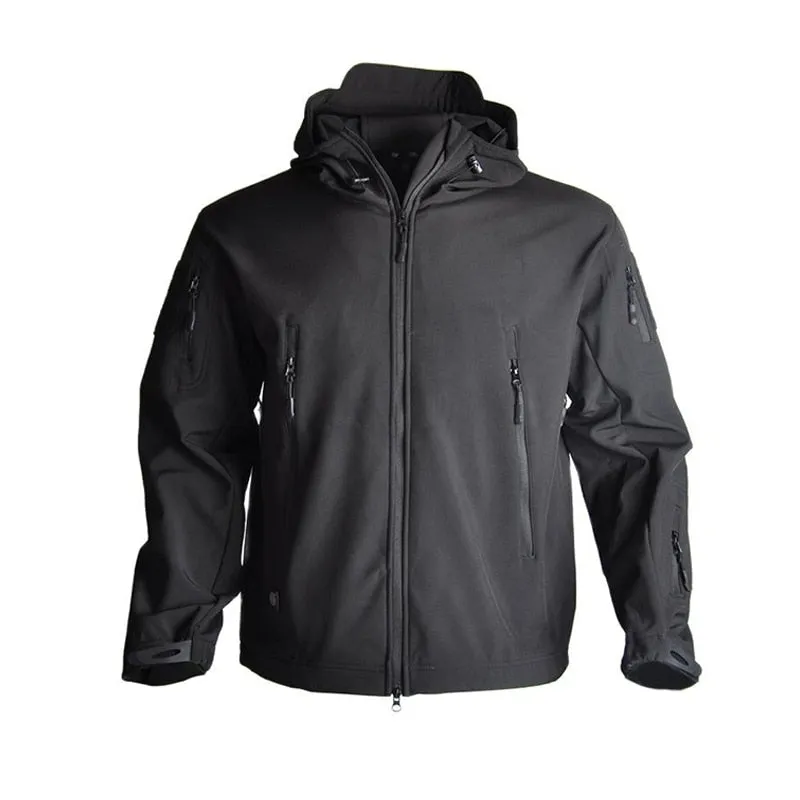 JacketsSoft Shell Shark Skin Fleece Waterproof Windproof Windbreaker Tactical Coat for Hiking