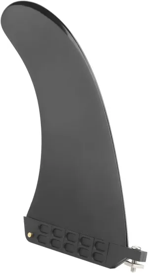 Keenso 8in Eco-Friendly PVC Surfboard Fins Paddle Board Fin Surfboard Plastic Fin Replacement Watershed Balancing Surfboard Accessory Black