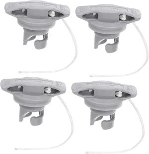 KESYOO 4pcs Air Valve Cover Cap Protector Paddleboard Valve Cover Stand up Paddle Board Valve Cover Plug for Valves Paddleboard Valve Replacement Plug Replacement Universal Must