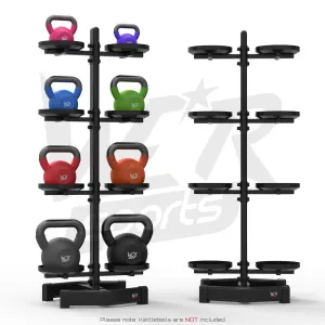 Kettlebell Holder Rack Stand Hods 8 Kettlebells Home Gym Weight Rack