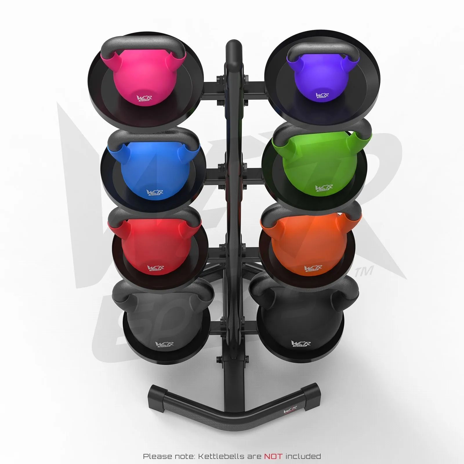 Kettlebell Holder Rack Stand Hods 8 Kettlebells Home Gym Weight Rack