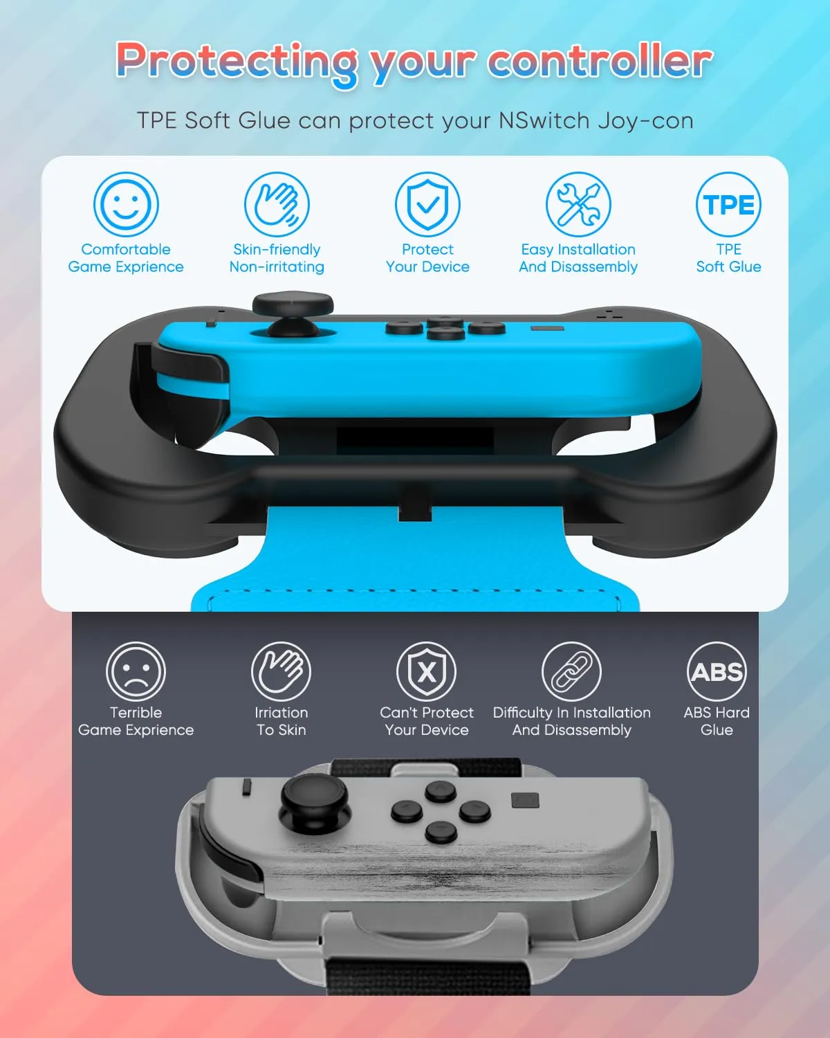 MENEEA Wrist Strap Compatible with Just Dance 2025 2024 2023/for Zumba Burn It Up,Adjustable Wrist Bands for Nintendo Switch & OLED Model for Joy-Cons,Two Size for Adults & Children,2 Pack Black