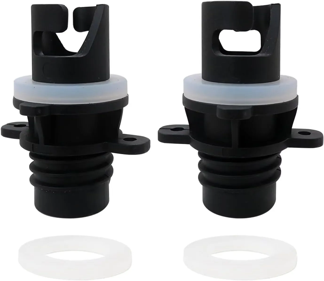 New Sup Electric Pump for Halkey-Roberts (HR) Valve Adapters, Paddle Board Pump Nozzle Replacements with 3 Gaskets for Perfect Connection(2PCS)