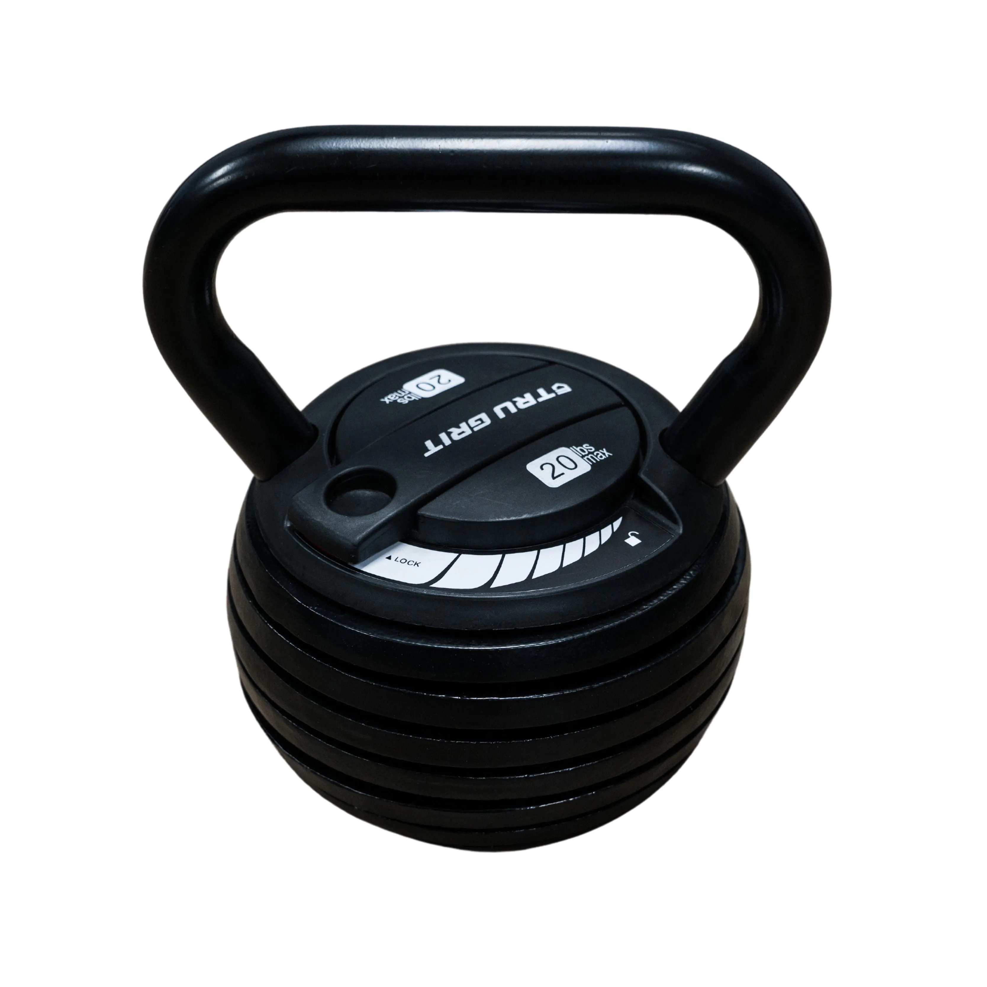 TRU GRIT 20 lbs. Adjustable Kettlebell