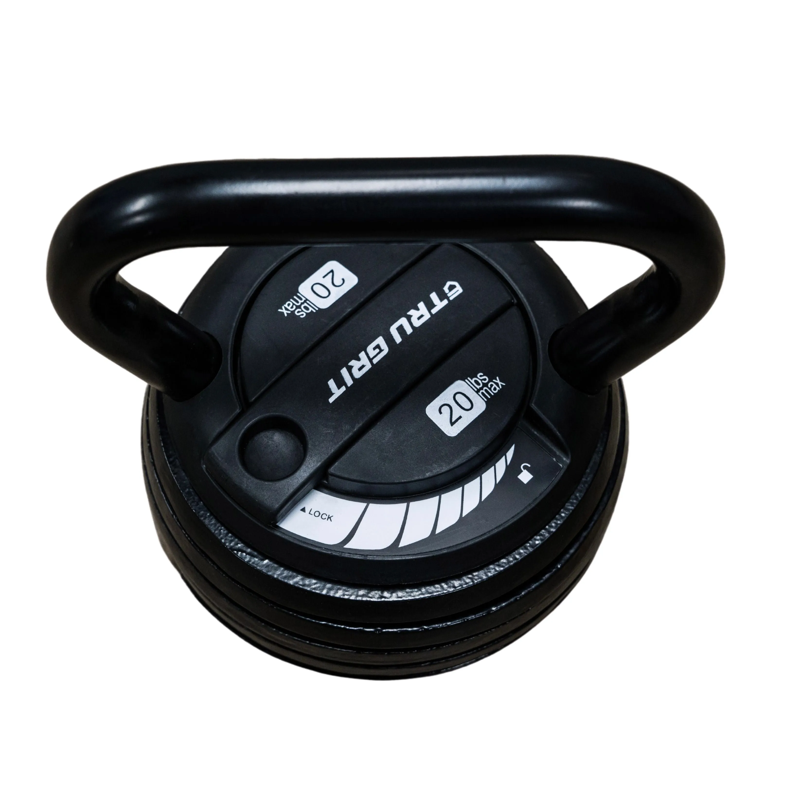 TRU GRIT 20 lbs. Adjustable Kettlebell