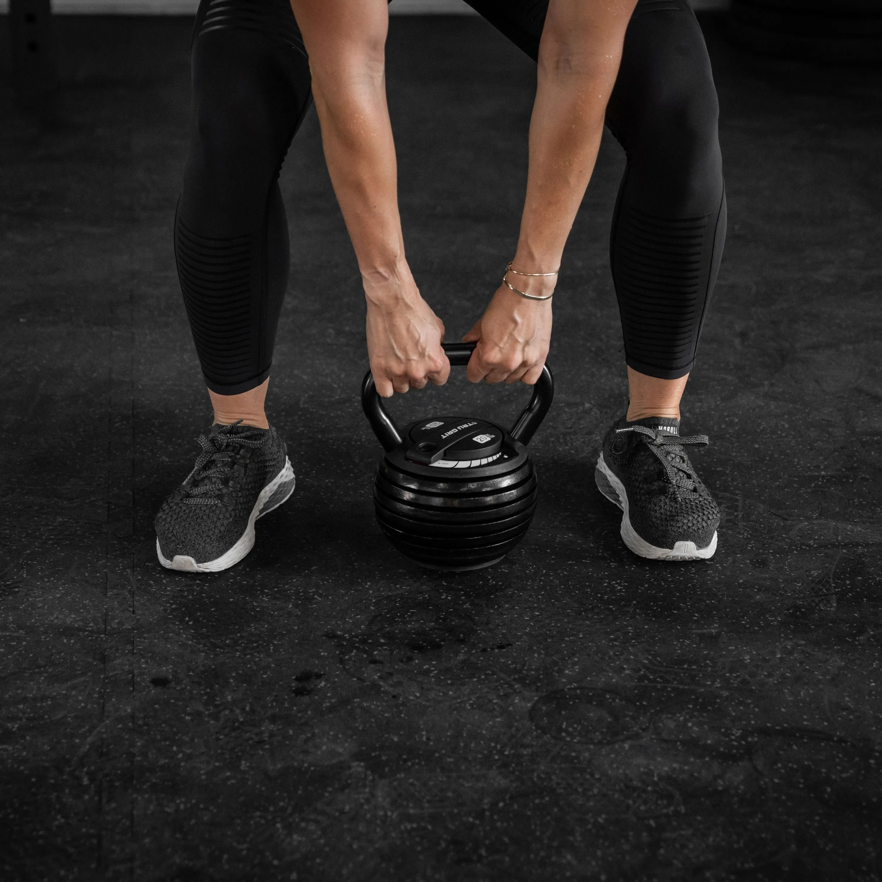 TRU GRIT 20 lbs. Adjustable Kettlebell