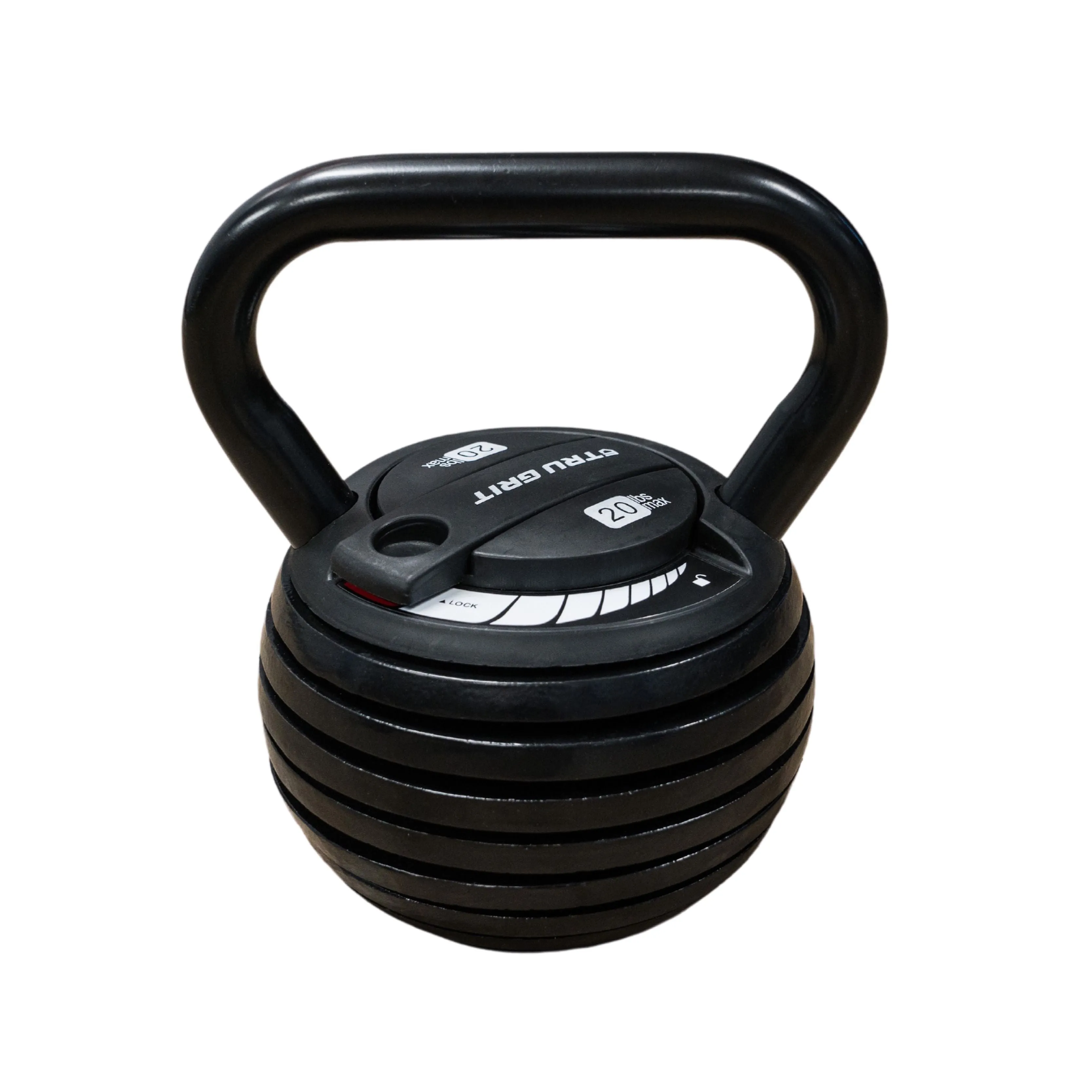 TRU GRIT 20 lbs. Adjustable Kettlebell