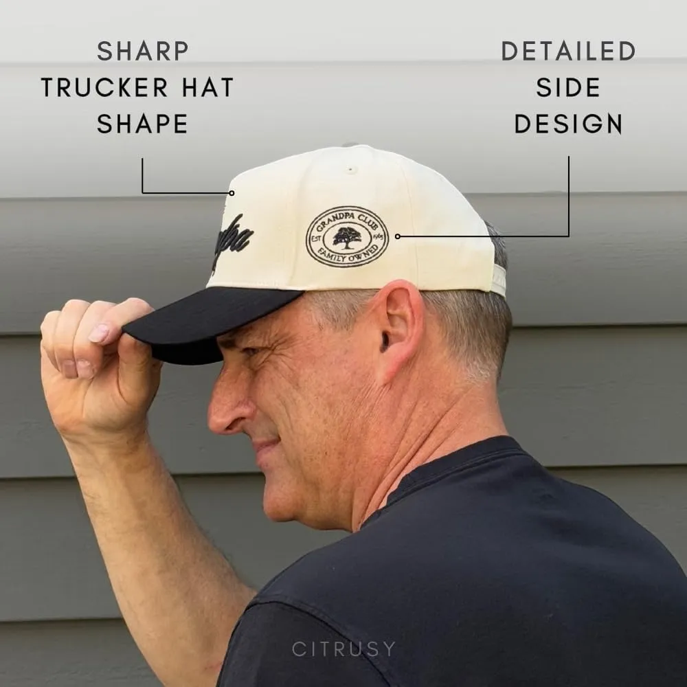 Vintage Mom & Dad Trucker Hats | Men & Women | Kids Grandpa Boy Mom Girl Dad Hats | Country Western | Cotton | Snapback