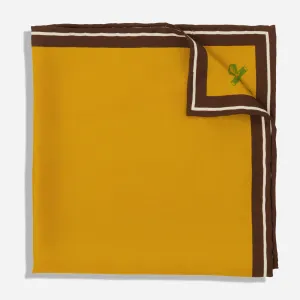 Wandawega Pheasant Goldenrod Pocket Square