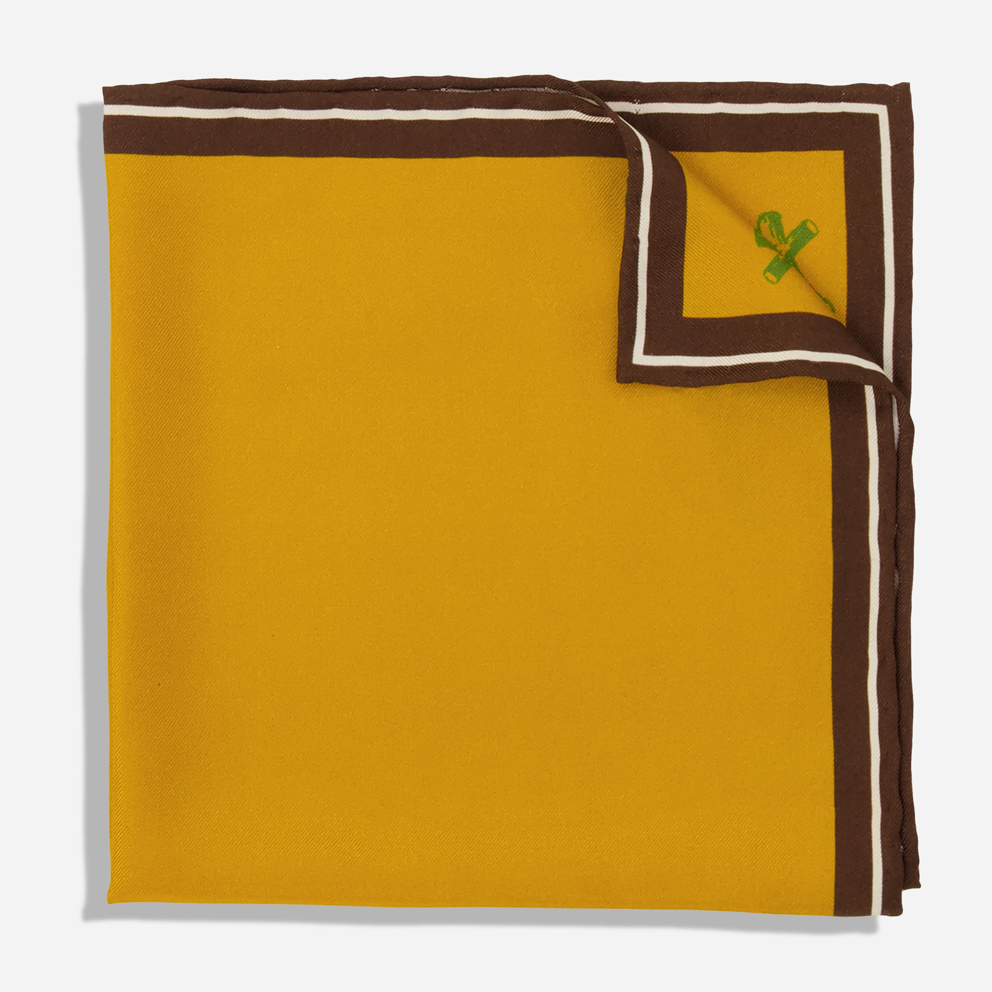 Wandawega Pheasant Goldenrod Pocket Square