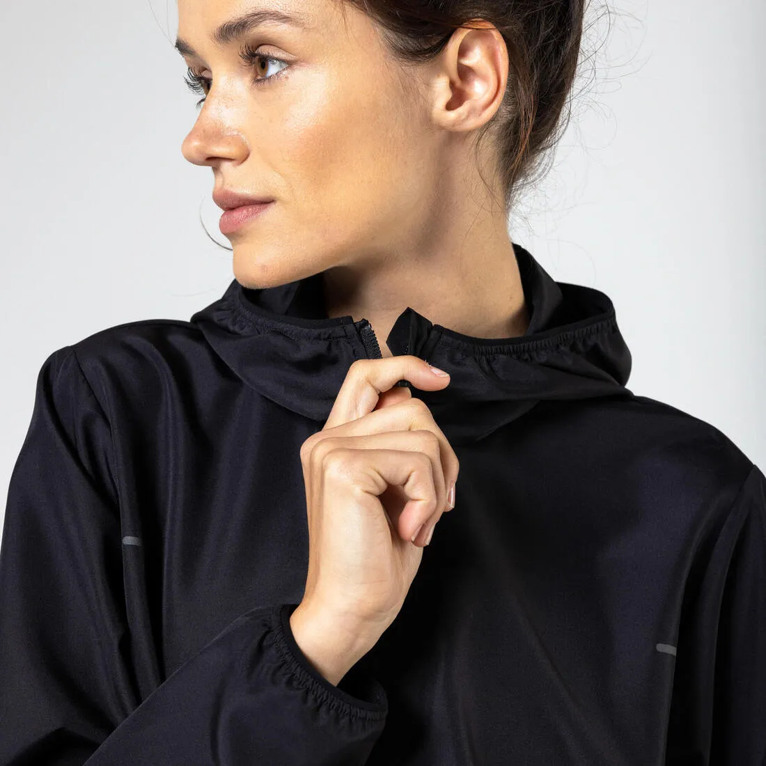 Women's windproof running jacket - KIPRUN Run 100 Wind