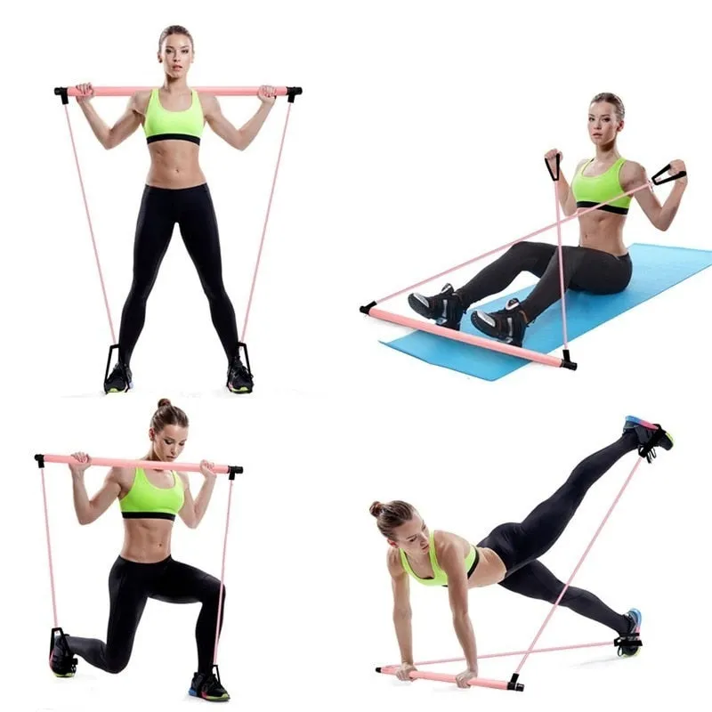 Yoga Crossfit Resistance Bands Exerciser Pull Rope