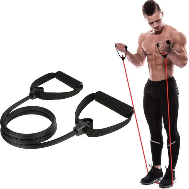 Yoga Crossfit Resistance Bands Exerciser Pull Rope